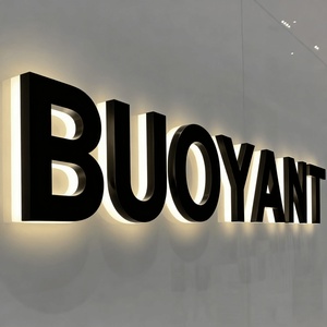 <b>Illuminated</b> Outdoor Advertising 3D Wall Letter Signage Store Company Brand Logo Backlit Led Channel Letters Sign for Business - Product Image 3