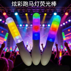 Stage Controlled Glow <b>Sticks</b> Remote Control Battery Powered Colorful Concert Cheering Props High Brightness Music <b>Lights</b> - Product Image 2