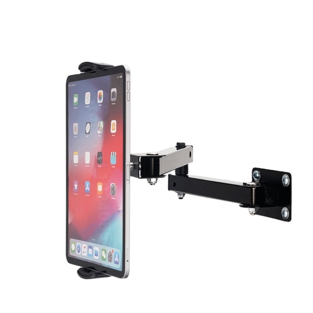 Drop Shipping Lazy Bracket Wall Mount Tablet Cell Phone Stand Long Stretchable Holder for 4-13 Inch Devices