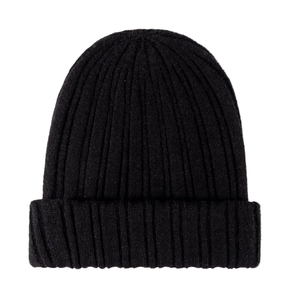 Chapeau beanie en acrylique côtelé tricoté d'hiver de haute qualité, design personnalisé, taille unique, style ample, broderie 3D à la main, logo personnalisé, couleur - Product Image 1