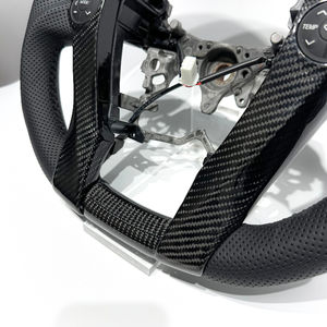 พวงมาลัยกีฬาหนังคาร์บอนไฟเบอร์รุ่น <span class=keywords><strong>Black</strong></span> Warrior <span class=keywords><strong>Edition</strong></span> แบบเจาะรู ขายตรงจากโรงงาน เหมาะสำหรับรถยนต์โตโยต้า พรีอุส - Product Image 4