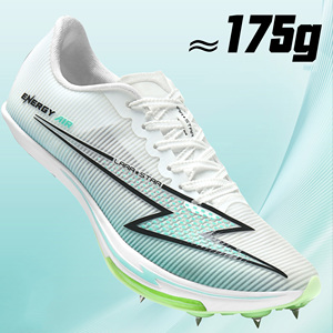LS1093 Scarpe da Corsa Chiodate <span class=keywords><strong>con</strong></span> Piastra in Carbonio a Tutta <span class=keywords><strong>Suola</strong></span> e Cuscino d'Aria Energy, Sneaker da Running Comoda - Product Image 4
