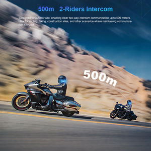 Casco FreedConn KY V2 per Moto, Nuovo, con Avviso Batteria Scarica, Musica Stereo, Auricolari e Funzione di Chiamata Vocale - Product Image 3