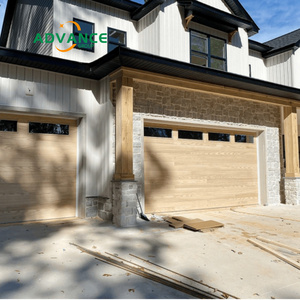 Porte de <span class=keywords><strong>garage</strong></span> sectionnelle en <span class=keywords><strong>bois</strong></span> de haute qualité pour les projets de villas traditionnelles - Product Image 5