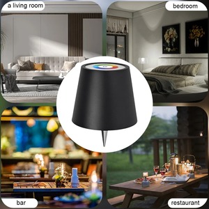 Elegante Lampada Notturna LED Moderna a Forma di Bottiglia di Vino in ABS con Modalità Luce Bianca Calda Morbida Senza Fili Personalizzabile per Arredamento Interno Regalo - Product Image 6