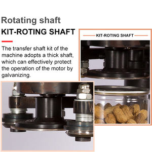 ماكينة كهربائية تجارية شبه آلية لسطح المكتب من الشركة المصنعة بسعر منخفض لتغليف علبة العصير وإقفال القصدير للزجاجات الدائرية - Product Image 5