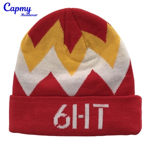 Proveedor de Gorros Tejidos con Etiqueta Popular, Gorros de Punto Color <span class=keywords><strong>Vino</strong></span> Tinto para Mujer, Gorro de Punto para Mujer - Product Image 5