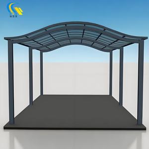 Abri pour voiture Garage extérieur Toit en polycarbonate Abri pour voiture Pare-soleil en aluminium Abri pour voiture - Product Image 6