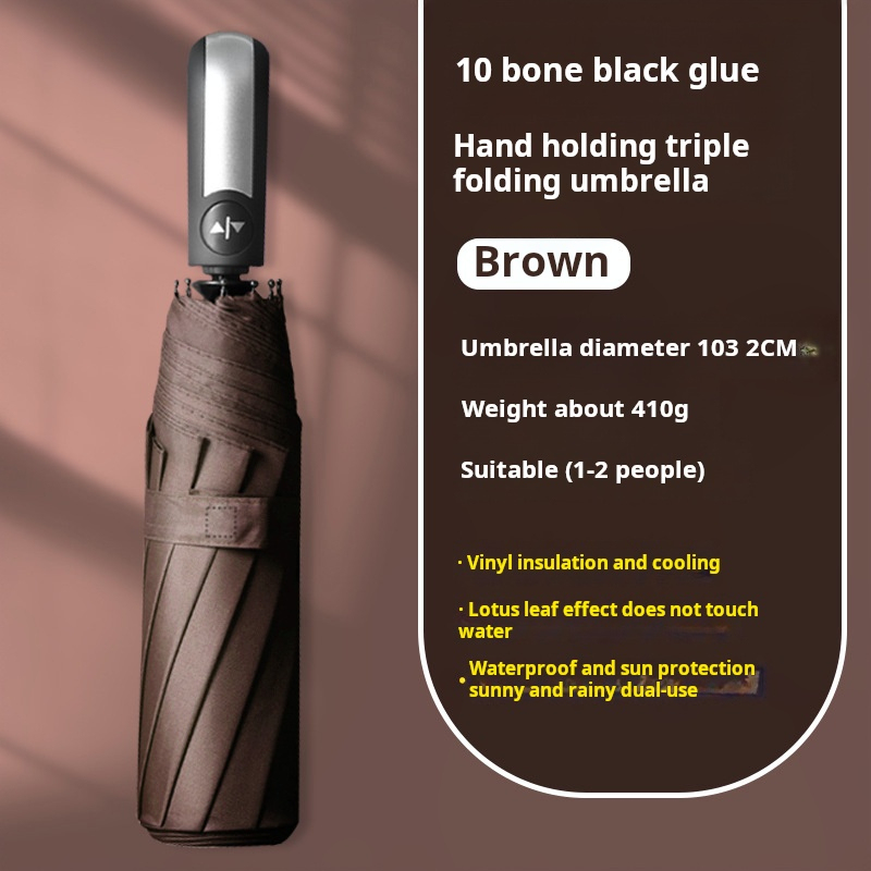 Paraguas Automático 10K (Café)