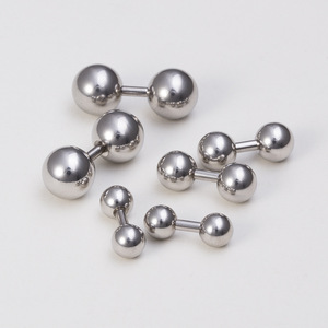 2401 Piercing joyería hombre y mujer Vagina anillo 4mm varilla corta cordón uñas PA titanio acero - Product Image 2