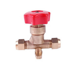 Válvula de latiguillo manual LS-341A de alta calidad, piezas para refrigeradores comerciales, diseño antirretorno para piezas de aire acondicionado - Product Image 1