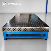 Table de soudage flexible 3D en fonte de qualité industrielle, table de soudage modulaire stable pour le soudage automatisé et manuel