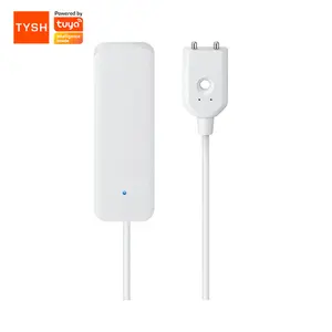 TYSH Tuya alarme de niveau d'eau intelligente WiFi capteur de fuite d'eau télécommande sans fil détecteur d'inondation d'eau capteur Zigbee