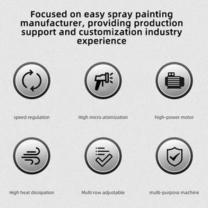 <span class=keywords><strong>Pistolet</strong></span> de pulvérisation électrique haute tension au lithium, portable, pour <span class=keywords><strong>peinture</strong></span> au latex, modèle CN-8000, 3 buses, transfrontalier, directement des fabricants - Product Image 4