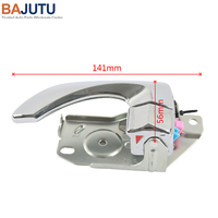 Poignée de porte intérieure arrière gauche 83610-3E010 Plastique argenté + Métal Poignée de porte intérieure arrière gauche pour Kia Sorento (2003-2009)