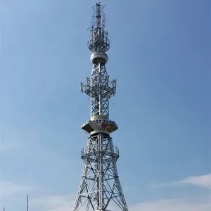 HHot Dip torre monopolare multifunzione zincata 5g torre d'acciaio di comunicazione del segnale del telefono cellulare Internet