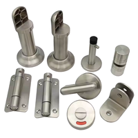 Quincaillerie pour cabines de toilettes à cloisons personnalisées |   Services d'usinage CNC en acier inoxydable avec électroérosion à fil et brochage