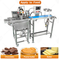 Machine à enrober les petits biscuits, les gâteaux et les barres chocolatées