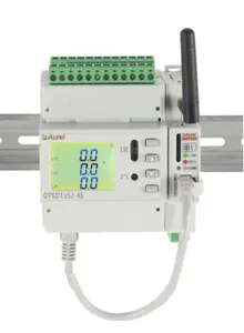Medidor de vatios de CA de telecomunicaciones, medidor de potencia de riel Din de múltiples bucles para gestión remota de energía,