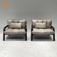 Chaise d'attente pour personnel en cuir de luxe nordique chaise de bureau de direction chaise de salon moderne