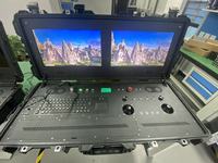 Station de Contrôle au Sol pour Drone à Double Écran Intelligent, Système GCS UAS de Grande Taille, VTOL UAV, Protection ABS IP67, SSD 256 Go