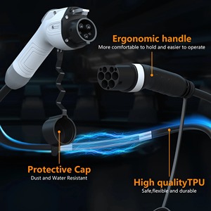 Feyree 7kW Type2 To Type1 Electric Car <b>Charging</b> Cable 32A <b>Fast</b> <b>Charging</b> Single Phase TPU Cable for Electric Car Charger Station - Product Image 4