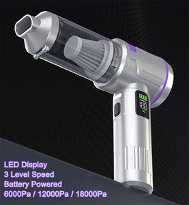 <span class=keywords><strong>Aspirateur</strong></span> sans fil portatif OEM avec logo, haute aspiration, mini, alimenté par batterie, sans cordon, pour voiture, avec fonction souffleur d'air - Product Image 3