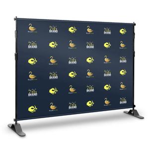 Telón de Fondo Personalizado de 8 pies, 10 pies, 20 pies, Tamaño Personalizado, Banner para Ferias Comerciales, Exhibición de Tela Tensada, Decoración para Fiestas de Cumpleaños - Product Image 3