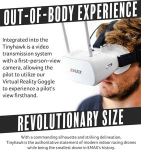 Nuevo Emax Tinyhawk F4 <span class=keywords><strong>Magnum</strong></span> <span class=keywords><strong>Mini</strong></span> Drone con cámara Drone 75MM 2 ~ 3S RTF versión 5,8G interior FPV Racing DIY RC Drone para regalo - Product Image 4