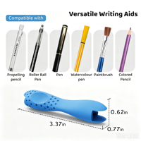 Poignées ergonomiques en silicone pour crayons – Correcteur de posture d'écriture souple pour enfants et adultes – Aide à l'écriture pour mains gauches et droites – Vente en gros