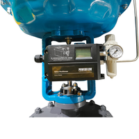 Vanne de régulation de débit pneumatique avec contrôleur numérique 4-20 mA pour la réduction de pression des conduites de gaz GPL propane en acier inoxydable DN200