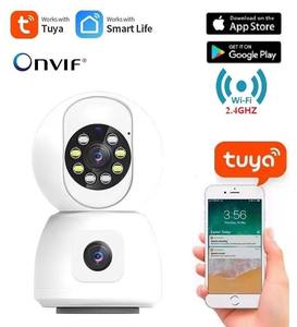 Beyaz siyah 5MP HD <span class=keywords><strong>IP</strong></span> Wifi Graffiti Tuya kamera ev kullanımı Alarm açık Mini kamera - Product Image 6