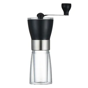 Hot Sale Matt Black Stainless Steel Hand Operated Turkish Manual Expresso Hand Coffee Mill Coffee Grinder