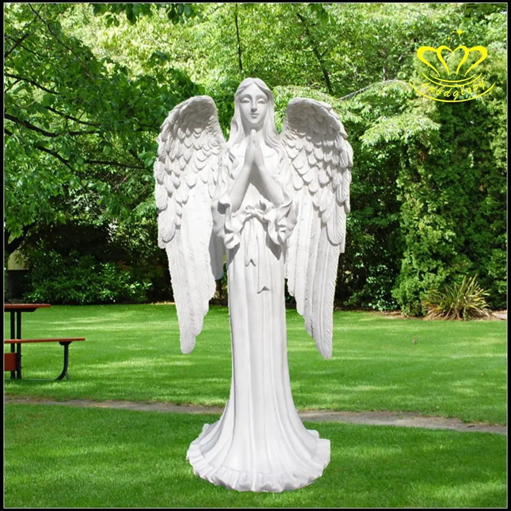 Açık bahçe batı namaz mermer melek heykeli