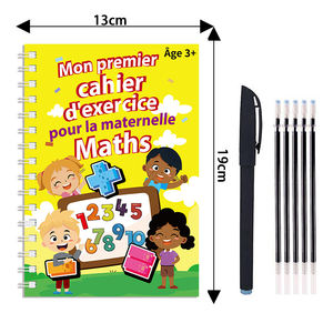 Cahier d'exercices de mathématiques à couverture rigide en plastique personnalisable en français - Product Image 6