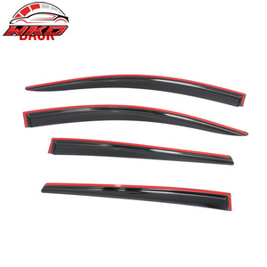 Viseras para ventanas de acrílico ahumado, 4 piezas, compatibles con Toyota Prius 16-22 y Prius Prime - Product Image 6