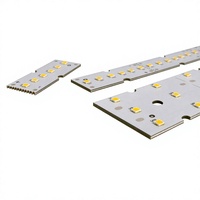 Module de carte de circuit imprimé en aluminium LED, panneau lumineux LED à CRI élevé, source de lumière linéaire personnalisée pour l'éclairage commercial