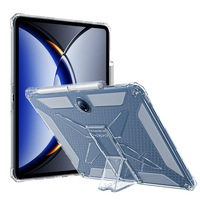 Compatible avec OnePlus Pad 3 & 2 Lite 2025, coque transparente antichoc avec support et emplacement pour stylet