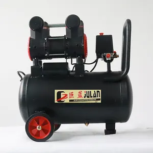 Im Lặng 1200W 1.5HP 40L Xách Tay Công Nghiệp Máy Nén Máy Mini Dầu Miễn Phí Máy Nén Khí