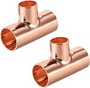 냉동 부품용 공장 콘센트 도매 하이 퀄리티 구리 티 커플링 피팅 - Product Image 3