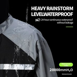 <span class=keywords><strong>Impermeabile</strong></span> per Adulti per Moto e <span class=keywords><strong>Scooter</strong></span> Elettrici, Completo Antipioggia Ecologico - Product Image 3