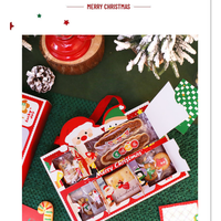 Boîte d'emballage de biscuits personnalisée avec impression personnalisée, boîte aveugle créative, boîte d'emballage de Noël de haute qualité pour chocolat, bonbons
