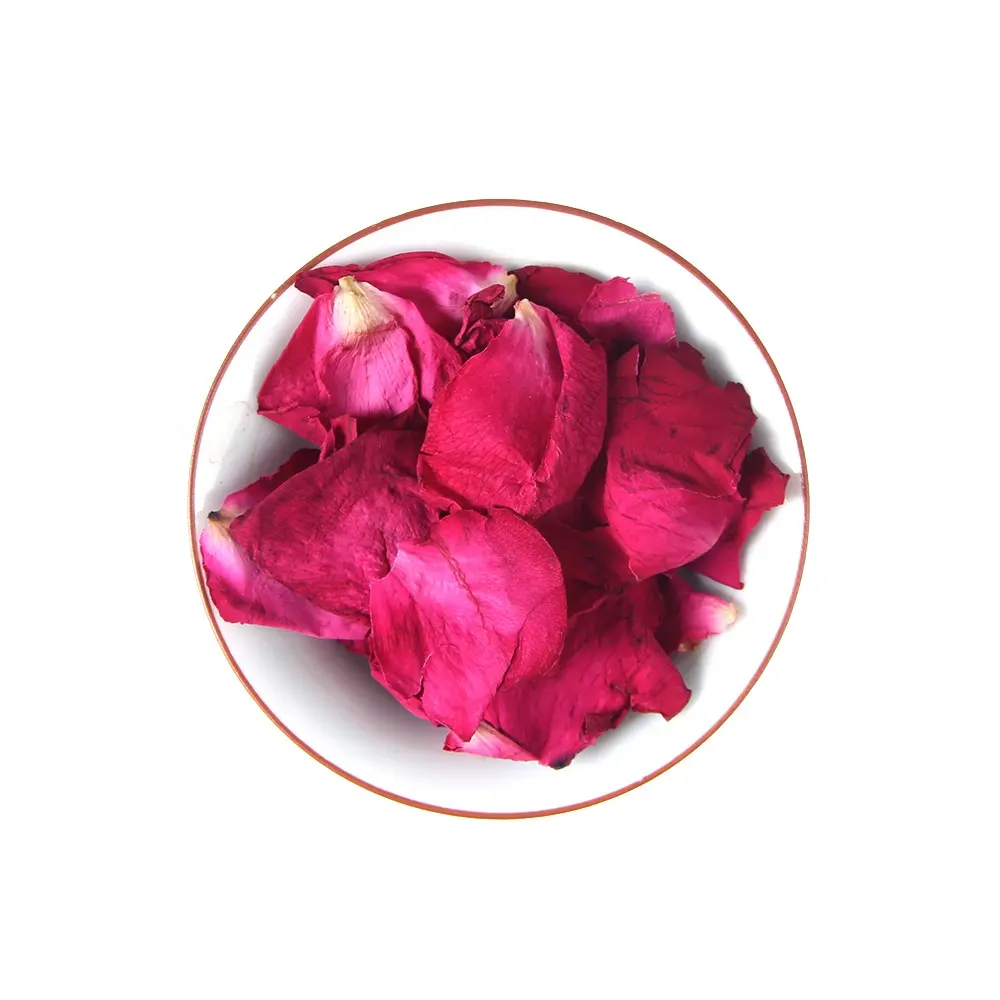 1 kg pétales de rose en vrac pour décoration/bain de pieds prix de gros santé fleur de rose séchée pour sachet cadeau de noël/cadeau