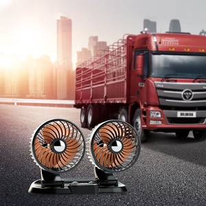 YATE <b>Fan</b> 5 Inch Blade Stepless Wind Speed 24V/12V USB Double <b>Heads</b> Foldable Summer Car Truck Accessory F622 CE Car <b>Fan</b> - Product Image 1