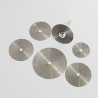 Lame de scie circulaire diamantée mini 30/40/50/60 mm avec tige ronde, disque de coupe pour carrelage en porcelaine sur mini meuleuse d'angle