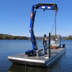 เครนยกของบนเรือแบบไฮดรอลิก 10 ตัน 20 ตัน ยี่ห้อ Weihua ใช้เชือกลวด แบบพับได้ พร้อมแขนบานพับ สำหรับขาย - Product Image 2