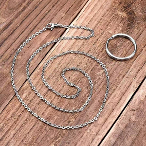 Urn kalung untuk silinder Pet abu-Stainless Steel Pet kremasi Memorial kenang-kenangan liontin perhiasan - Product Image 5