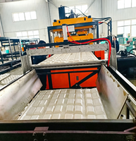 Hoogproductieve volautomatische vorm- en snijmachine met PLC-besturing, pomp en motor