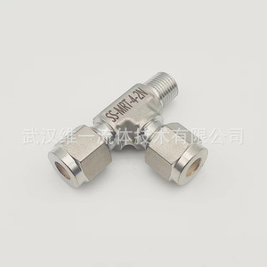 Conector en T de Acero Inoxidable Weffluid MRT 4-2N de Doble Compresión Tipo T para Fuente de Aire de Instrumentos - Product Image 1
