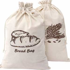 Sacs de rangement à cordon pour pain en gros pour fabricants, emballage alimentaire personnalisé, sac anti-poussière à cordon pour pain, réutilisable - Product Image 6